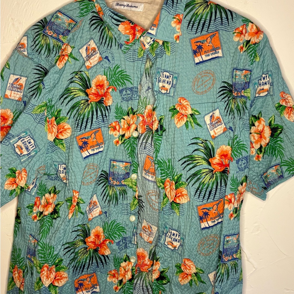 Men’s Tommy Bahama Aqua Cotton Aloha shirt